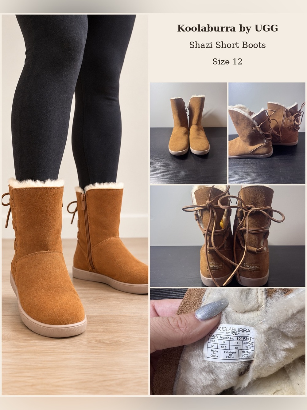 Koolaburra by UGG Shazi Short Boots in Chestnut Tan
